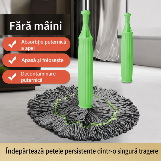 Mop 2 în 1 cu storcator 1 + 1 GRATIS