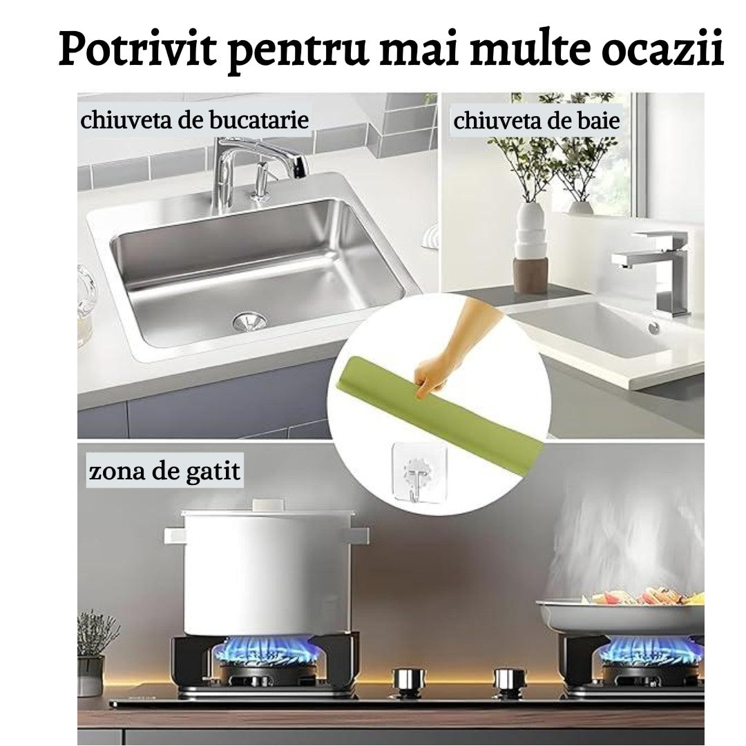 Protectie din silicon impotriva stropirii pentru chiuveta